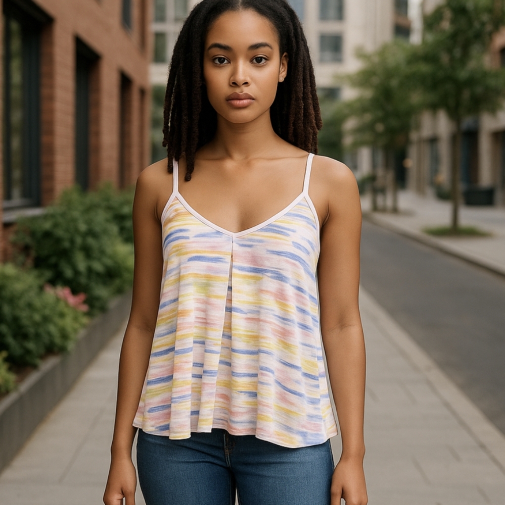 American Eagle Sleeveless Razor Back Tank Top